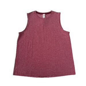 Lululemon Women's Better Each Day Tank Top Size 8 Heathered Red / Berry